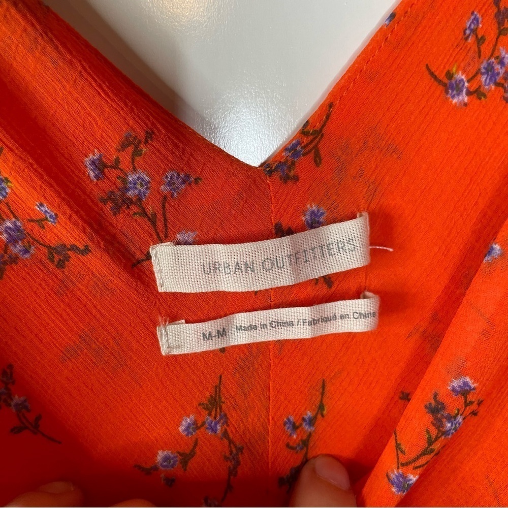 Urban Outfitters Heidi Floral Print Maxi‎ Dress Size Medium - Picture 5 of 8